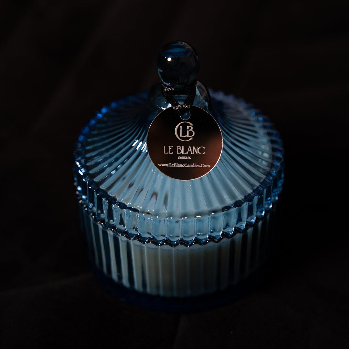 Classic Navy Blue Candle