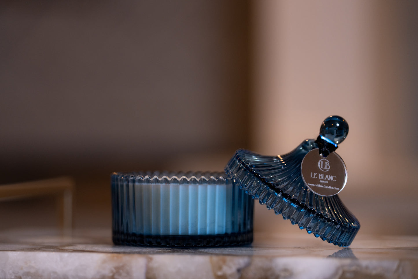 Classic Navy Blue Candle