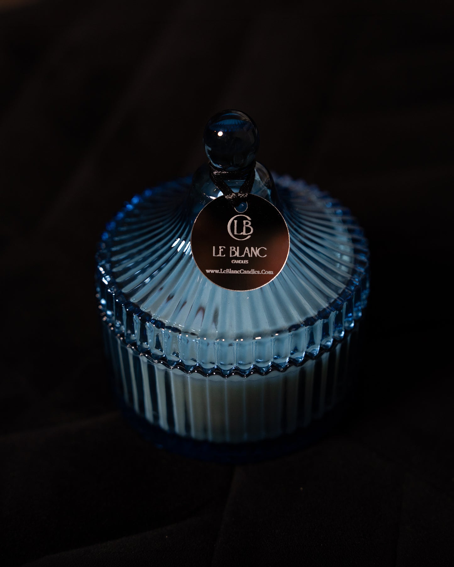Classic Navy Blue Candle