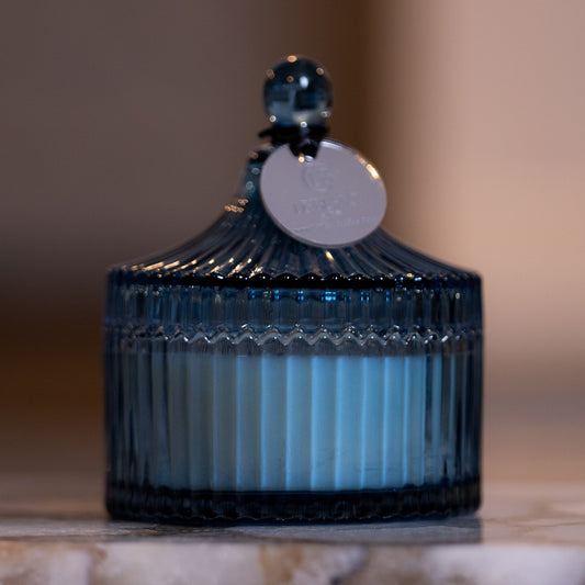 Classic Navy Blue Candle