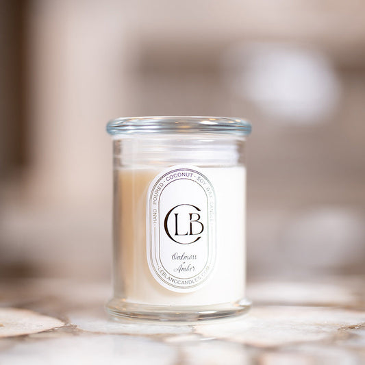 Clear Luxury Candle  Le Blanc Candles